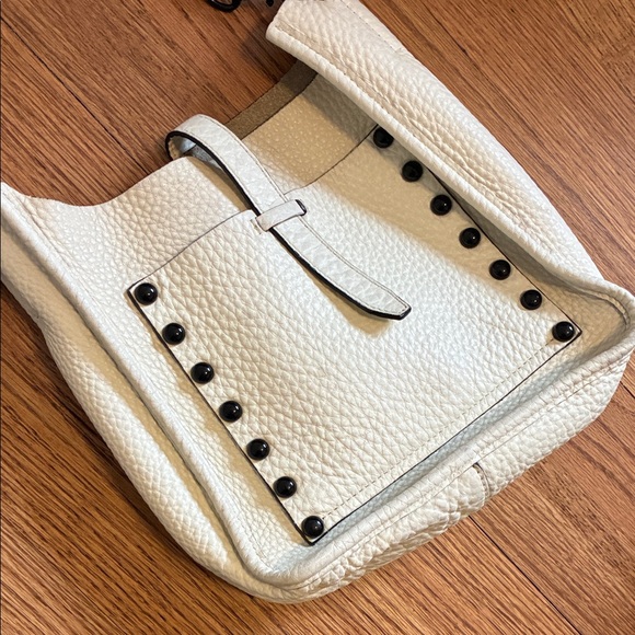 Rebecca Minkoff White Feed Bag with Black Studs - Picture 2 of 7